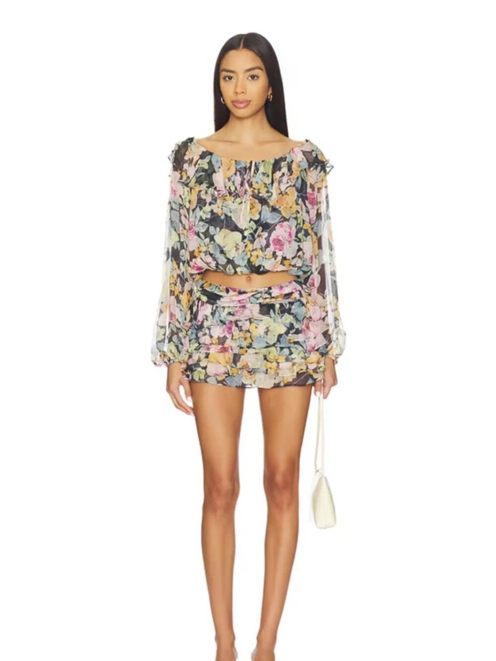 Amanda Uprichard x REVOLVE Dallas Skort in Lisboa Print Medium